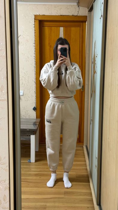 Теплий флісовий жіночий костюм