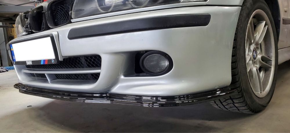Губа сплитер BMW E39 M бампер бмв е39 м ABS черный глянец