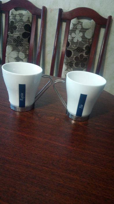 63. Kubki z nadrukiem imion: Ela,Rysiu -2 sztuki