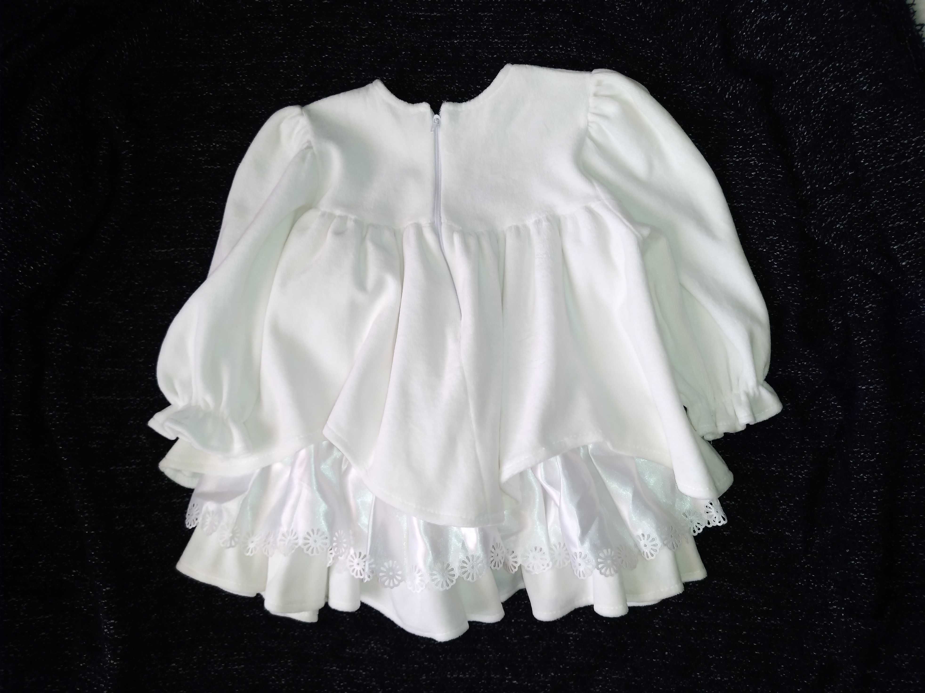 Sukienka ubranko do chrztu BABY COLIBRA R. 74