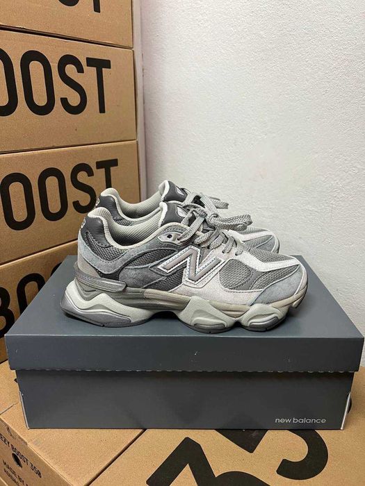 Кроссовки New Balance 9060 grey Нью Беленс 9060 серые 37 38 39