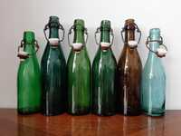 Przedwojenna butelka na alkohol - krachla porcelanka browar vintage