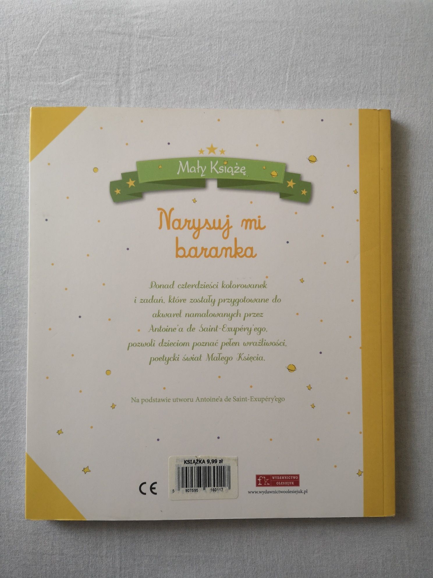 Kolorowanka Mały Książę