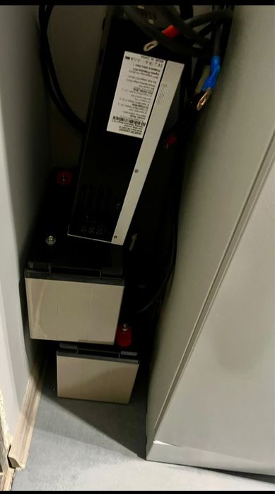 Комплект резервного живлення з інвертором та акумуляторами