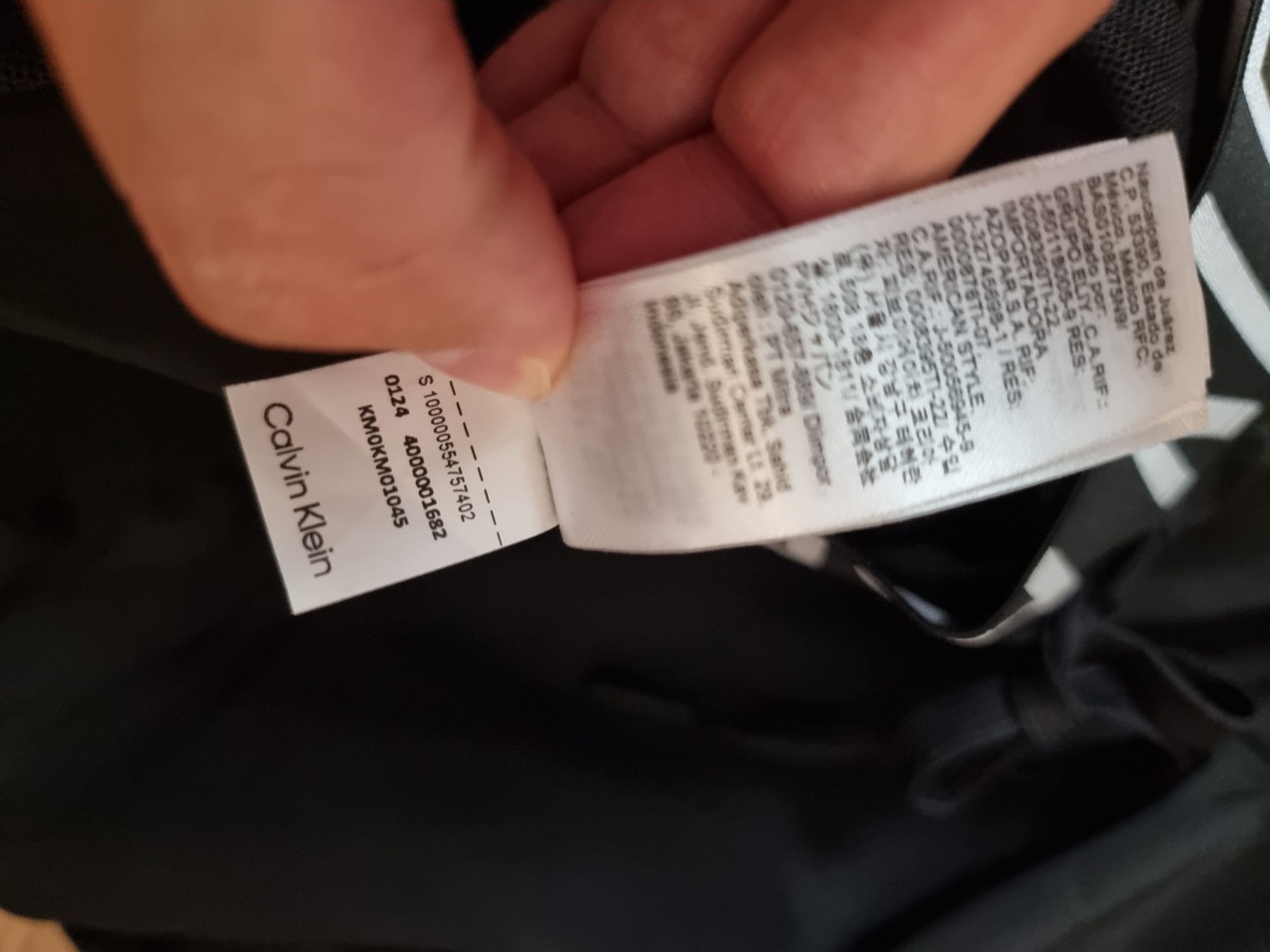 Nowe męskie kąpielówko calvin klein czarne M
