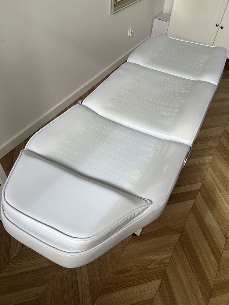 Łóżko fotel kosmetyczny hydrauliczny do masażu makijazu permanetnego
