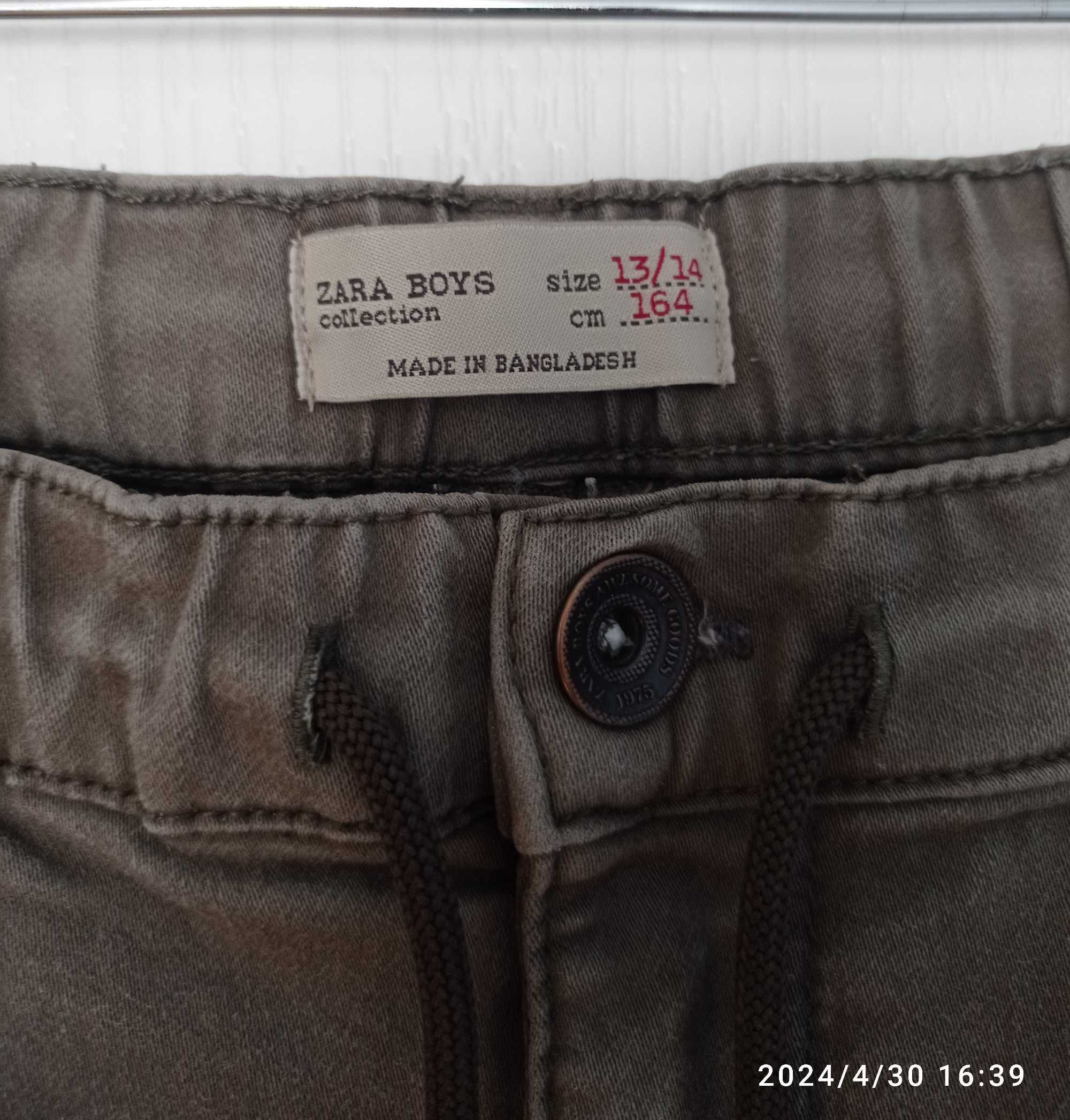 Spodnie dla chłopca Zara 164