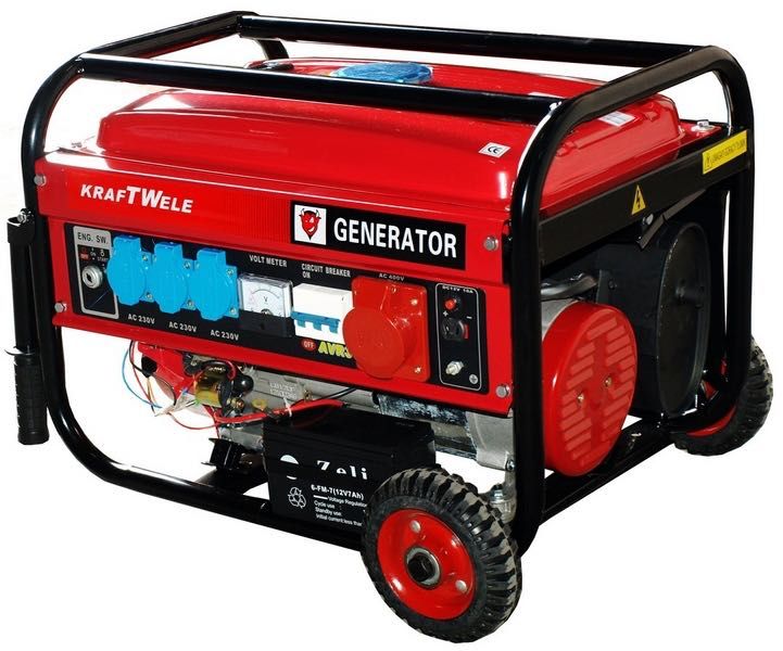 Бензиновий Генератор 5.5 кВт 3фаз. ел.старт. KW6500+ KRAFTWELE