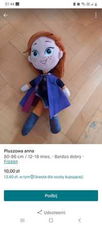 Pluszowa anna elsa