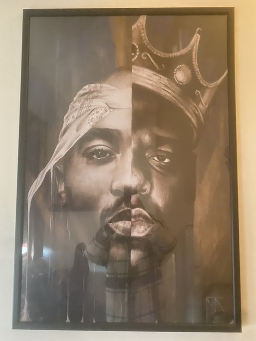Quadro Hip hop - 2pac/Biggie