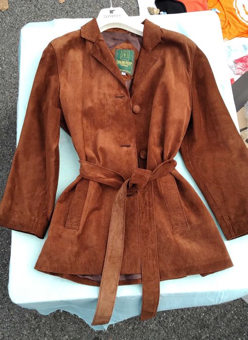 Casaco em PELE com cinto (Casa das Peles)