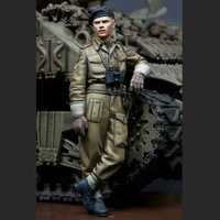 Figurka 1/35 żywiczna amerykański żołnierz kierowca czołgu