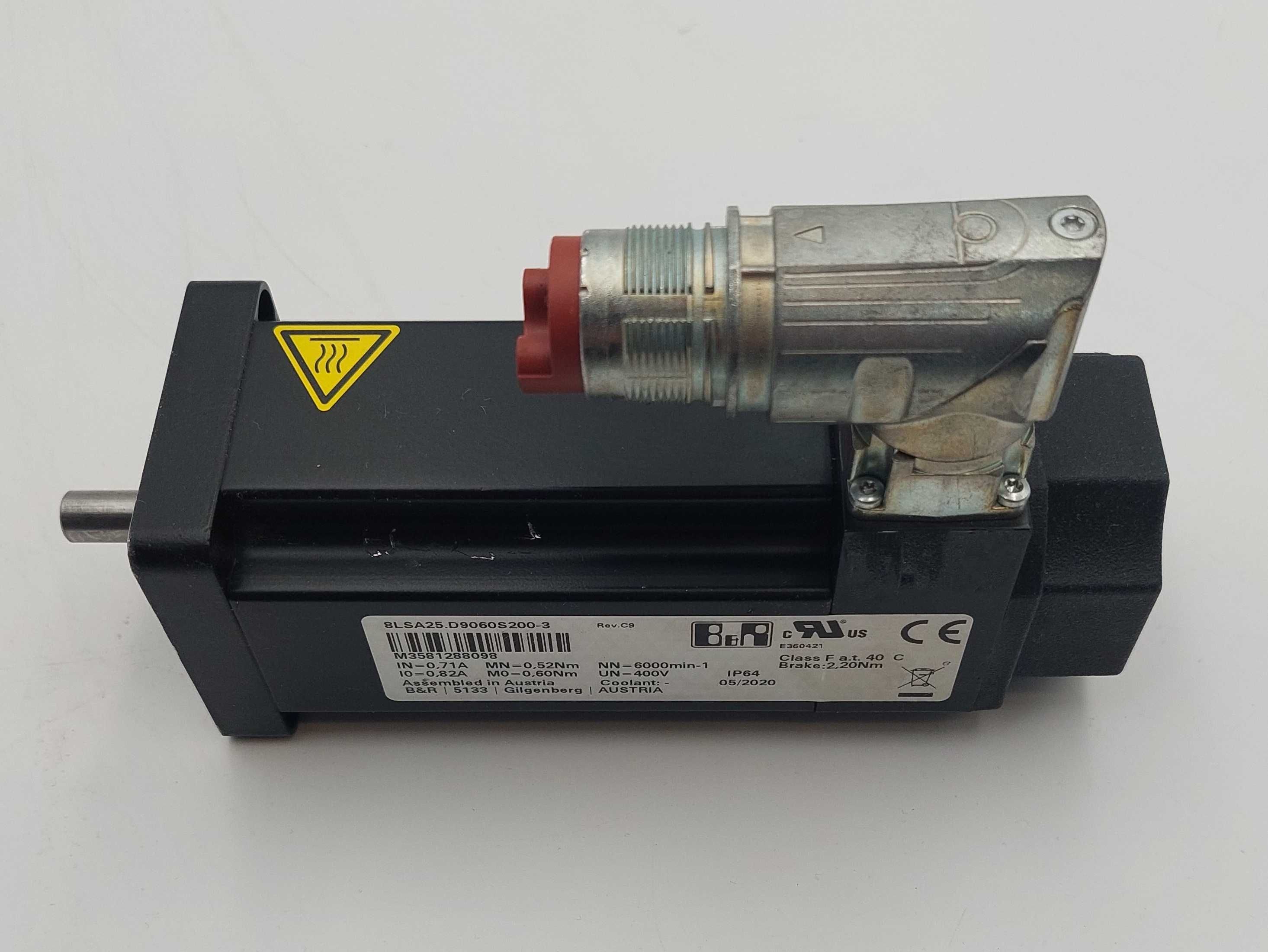 Silnik, Servomotor B&R 8LSA25.D9060S200-3, 400V 6000OBR/MIN