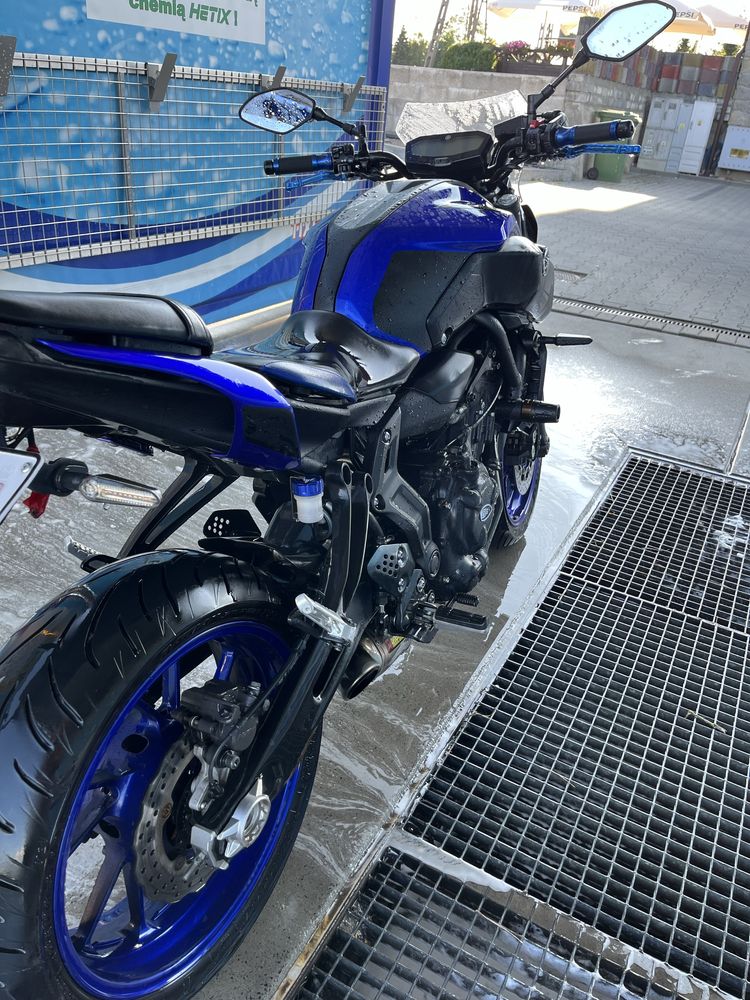 motor motocykl yamaha Mt 07 2018 a2 pelna moc