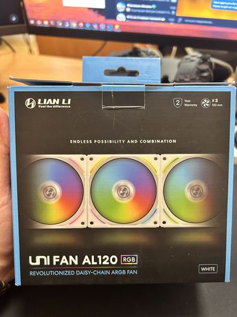 Вентилятори Lian Li Uni Fan AL120 RGB White (3in1)