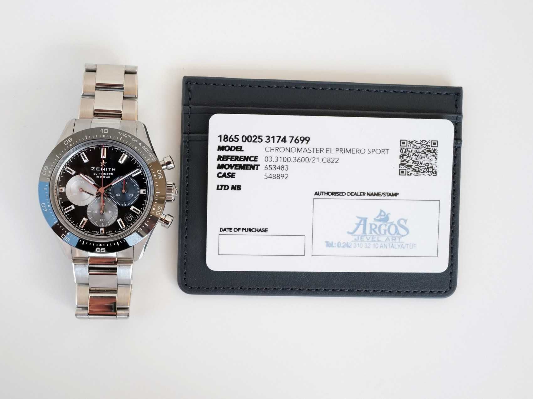 Zenith Chronomaster Sport Black Dial