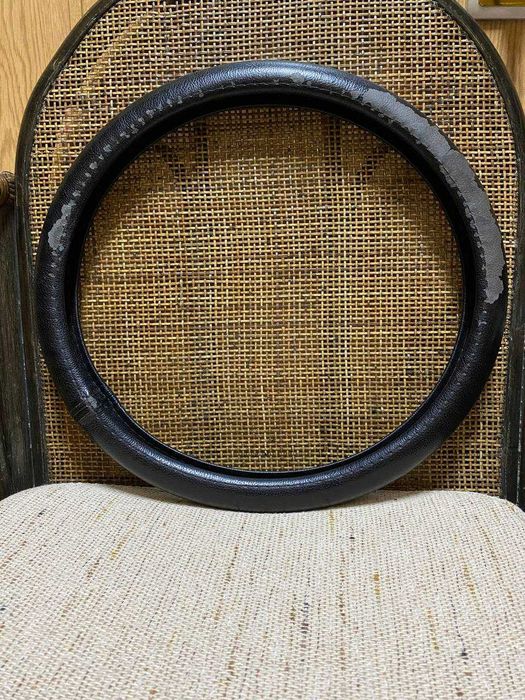 Чехол оплетка на руль черный