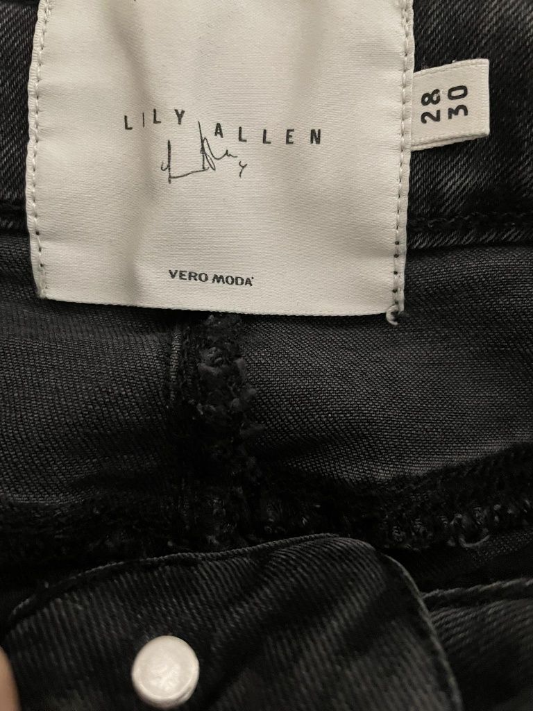 Damskie spodnie z wysokim stanem Vero Moda Lily Allen W28 L30