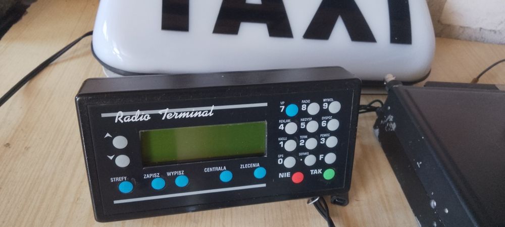 Zestaw Taxi terminal radio,kogut.