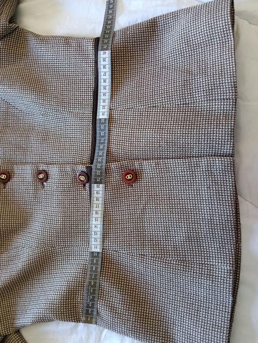 Blazer elegante em castanho