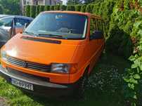 Vw t4 2002 r, 102 KM, long, 9 osób, klima,