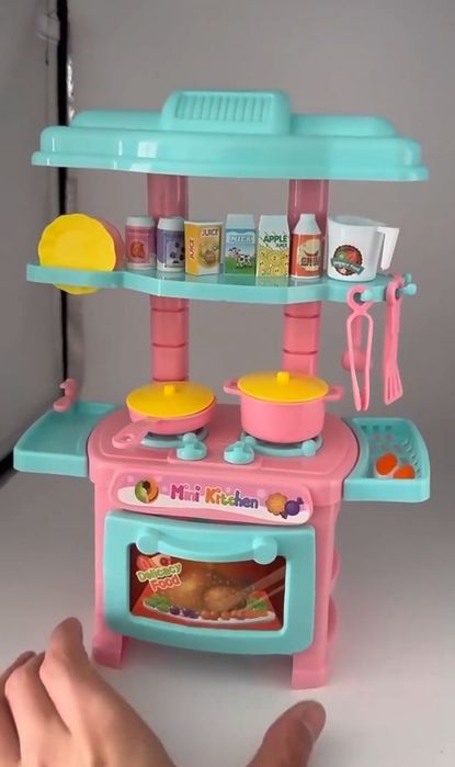 Mini kuchnia kuchnia dla lalki barbie gotowanie