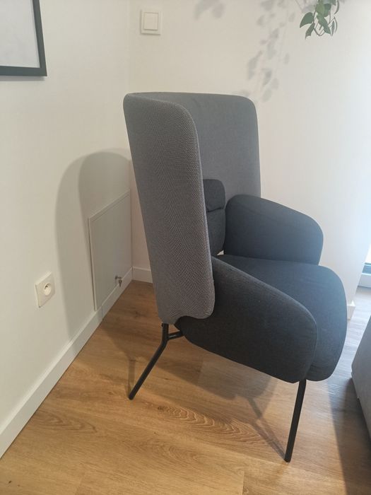 Fotel uszak szarości loft