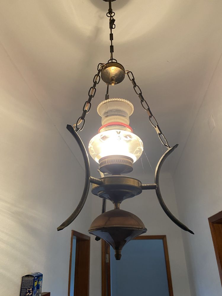 Candeeiro Lanterna Antigo Vintage