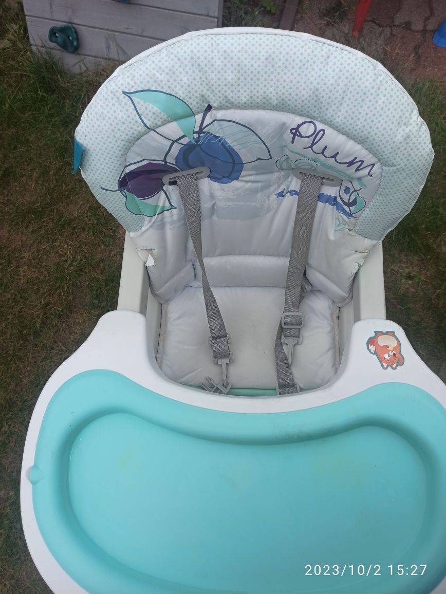 Krzesełko do karmienia 3w 1 baby design