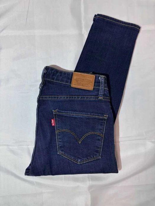 Levis damskie jeansy W27 skinny high rise ciemne vintage Y2K hit