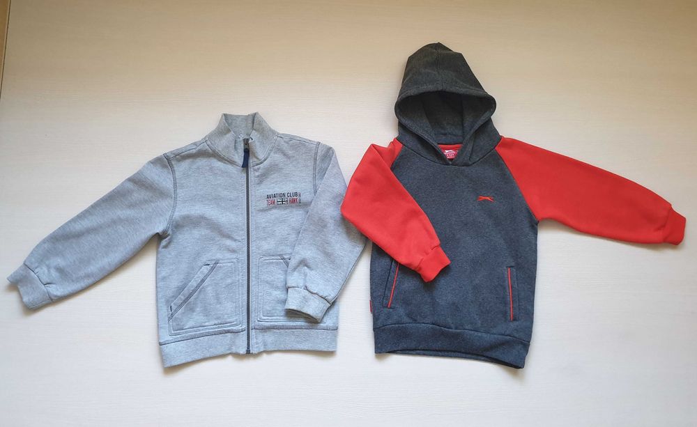 Bluzy dresowe ok 110-116 cm, Slazenger, C&A - 2 sztuki