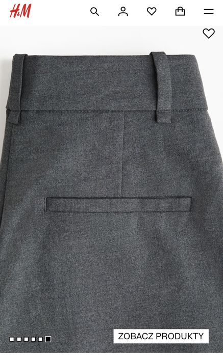 Брюки класичні широкі H&M