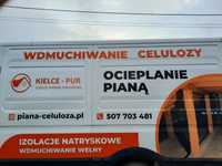 PIANA-CELULOZA docieplanie poddaszy pianą PUR Wyciągamy wełnę ze skosó