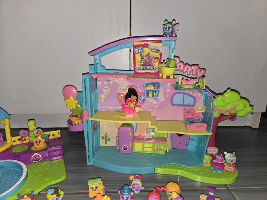 Moji pops zestaw domek basen figurki