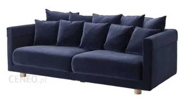 Kanapa Sofa granatowa 3 osobowa IKEA Stockholm 2017 + stolik mango