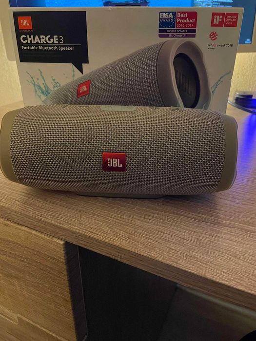 JBL charge 3 szary