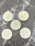 5 sztuk Monety srebrne XXX lecia PRL, 200zł, 1974