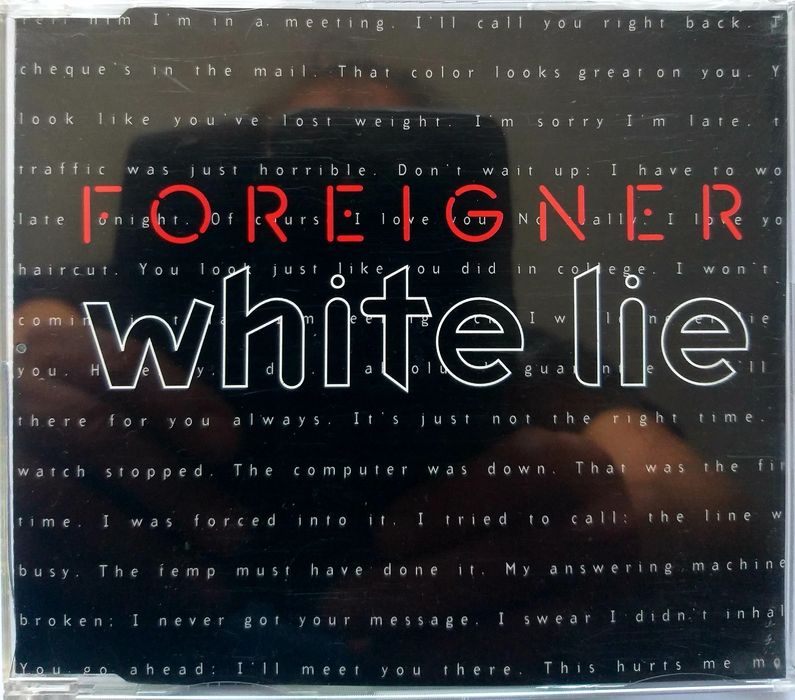 MaxiCD Foreigner White Pie 1994r
