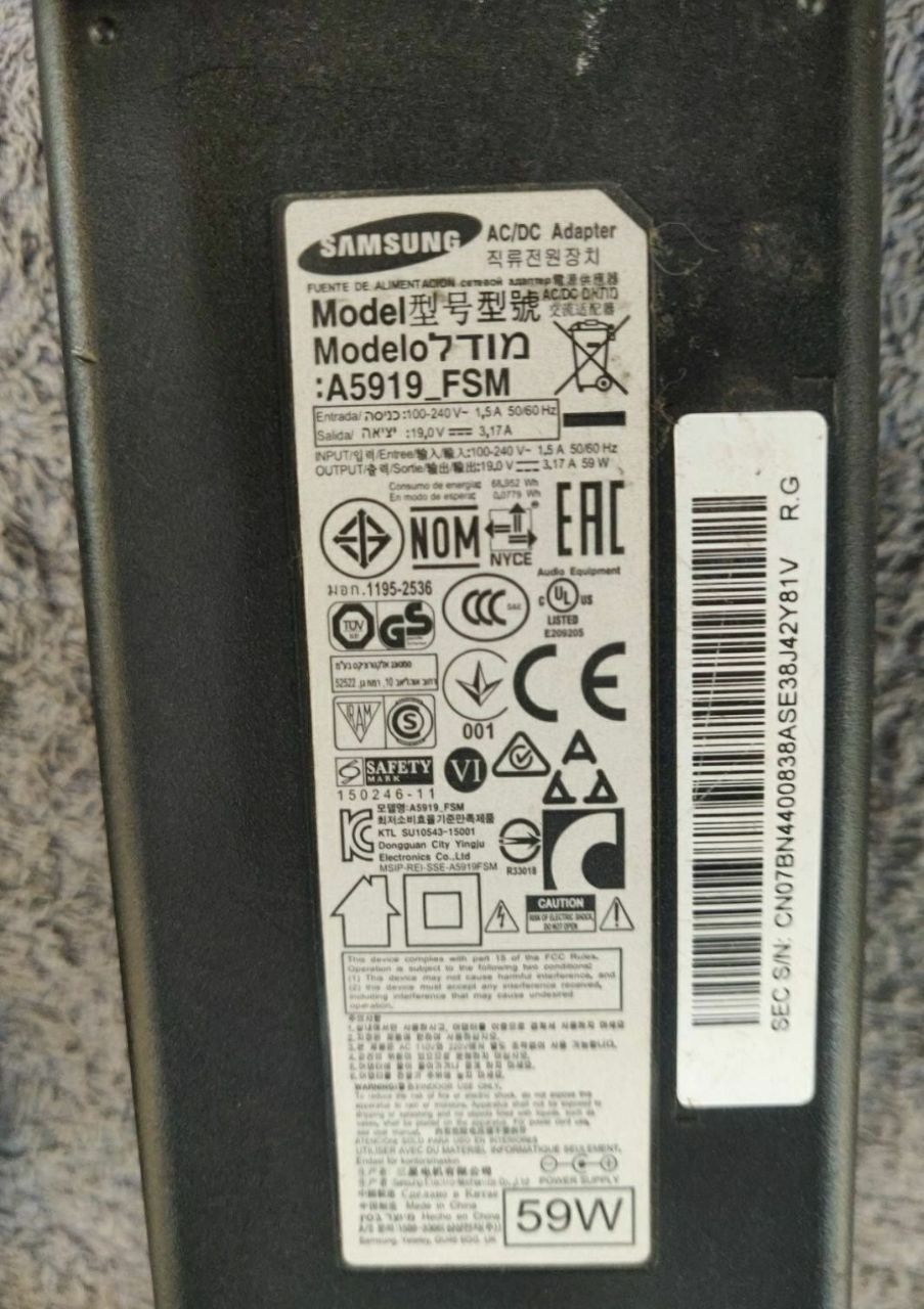Блок питания samsung A519_FSM