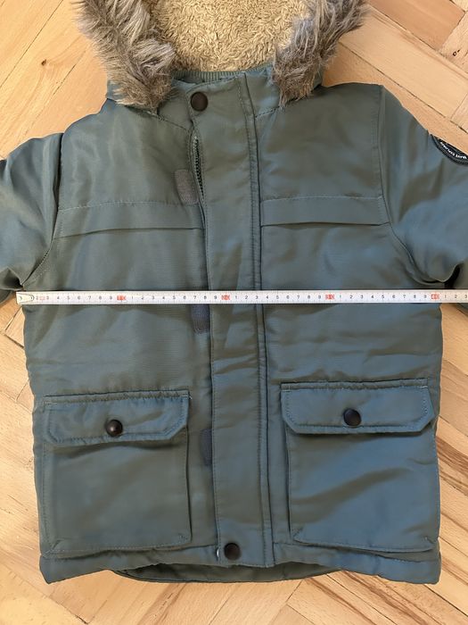 Kurtka zimowa khaki rozmiar 110