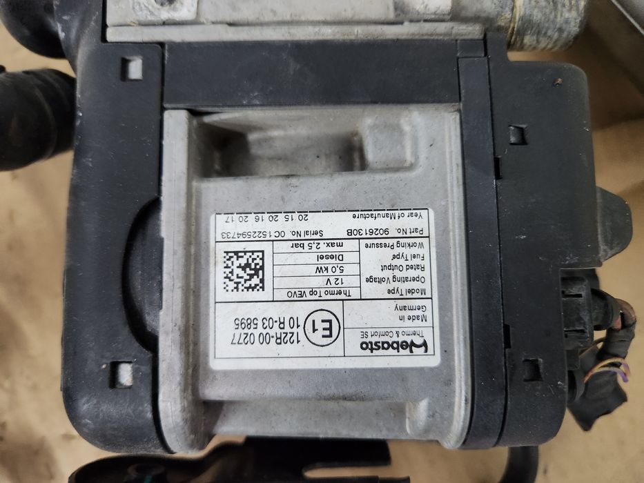 Продам автономний обігрівач Webasto VW Touran