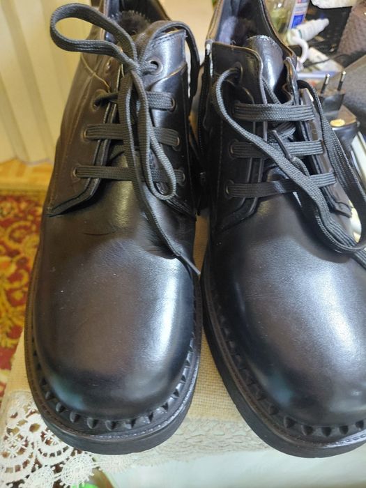 Зимові черевики 42-43 р шкіряні жіночі