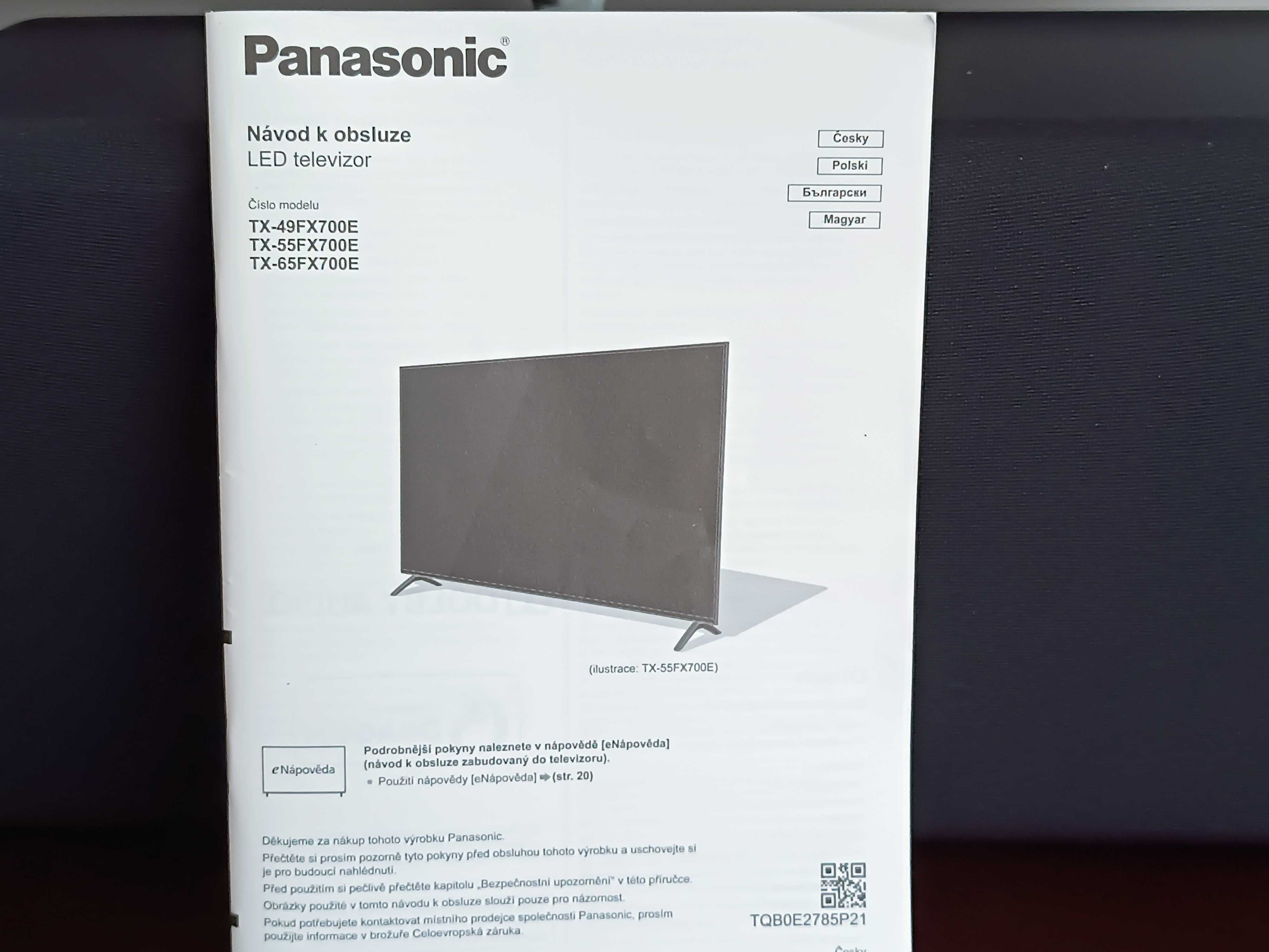 Panasonic TX-55FX700E telewizor led 55 cali