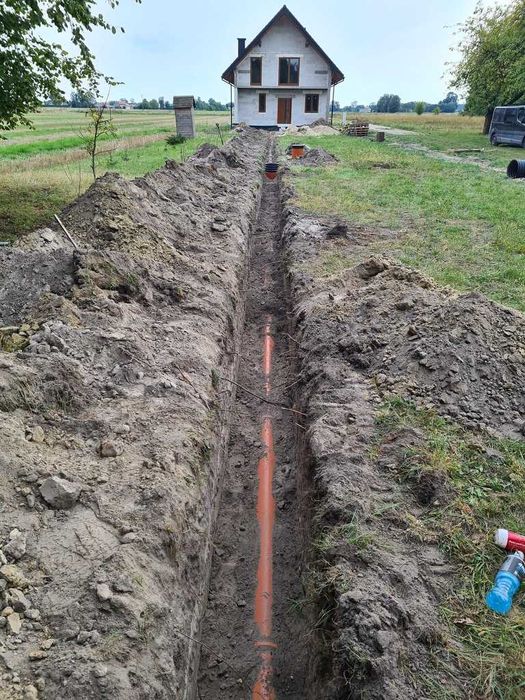 Przyłącza gazowe wodociągowe kanalizacyjne szambo hydraulik