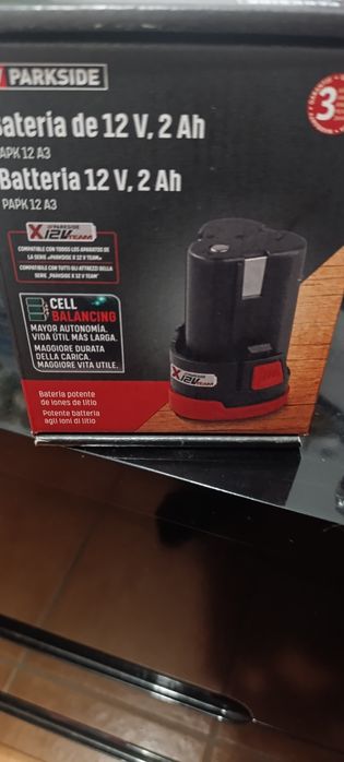 Baterias Parkside 12V  e 20V 2Ah novas