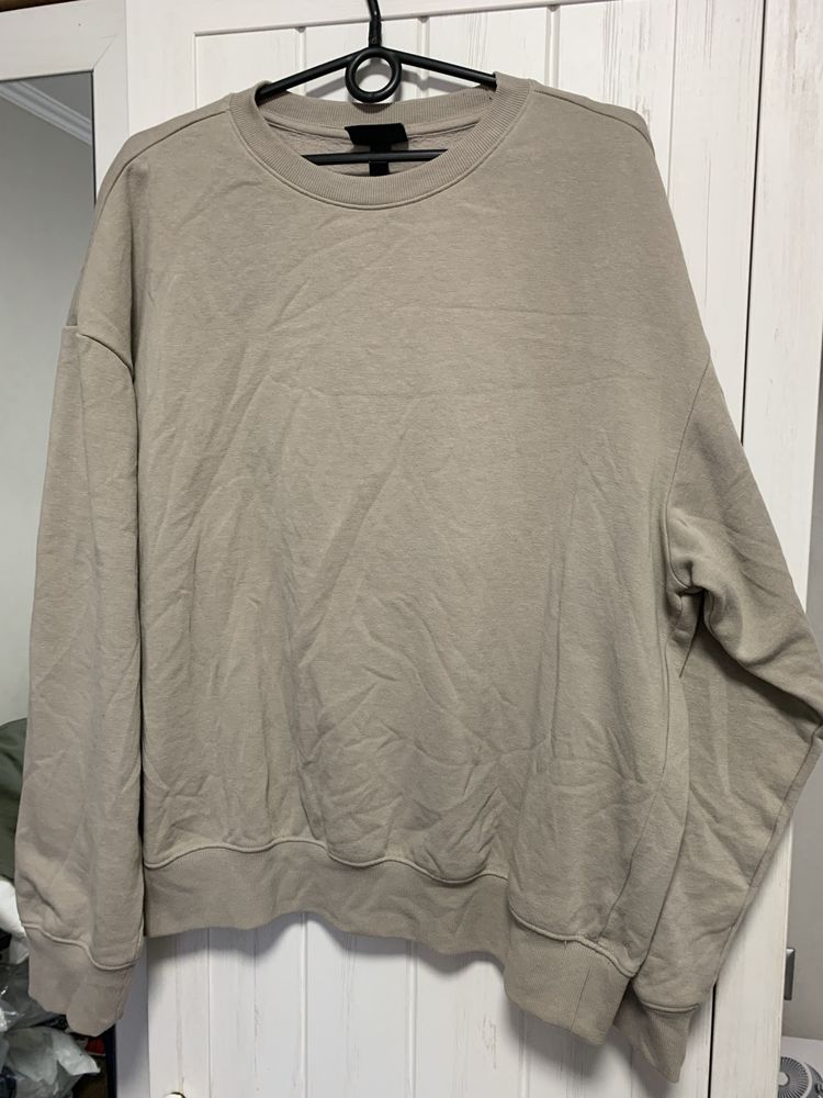 Кофта свитшот свитер джемпер мужской h&m oversize