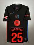 Koszulka FC Barcelona 24/25 LOGO LL wyjazdowa SZCZĘSNY 25 r. L 48h