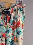 Zara letnie spodnie w kwiaty r. L
