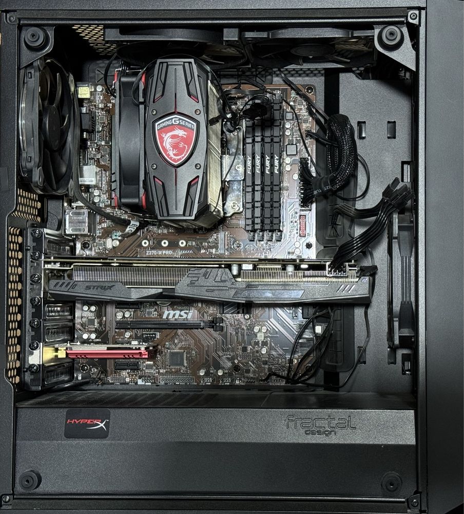 I7 8086k (8700k), 32 gb fury renegate 3600, asus rog strix 8 gb