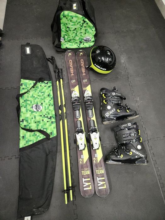 Narty HEAD dziecięce, kompletny zestaw